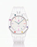 Rubber Strap & Case For AP x Swatch Royal Pop Huit Blanc