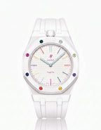 Rubber Strap & Case For AP x Swatch Royal Pop Huit Blanc