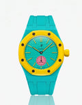 Rubber Strap & Case For AP x Swatch Royal Pop Otg Roz
