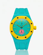 Rubber Strap & Case For AP x Swatch Royal Pop Otg Roz